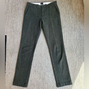 J Crew 770 Stretch Chino Trouser Green